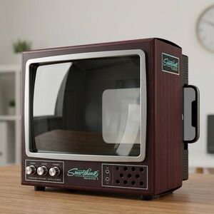 Luckies Of London Brown Retro TV Smartphone Magnifier2.0 Vintage Style Screen 7”